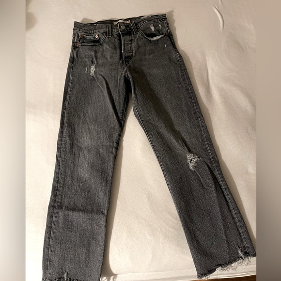Grey Levi’s Wedgie Straight W27 L26 - Picture 3 of 3